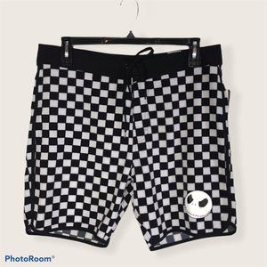 Nightmare Before Christmas NWT Size XL Swim Trunks